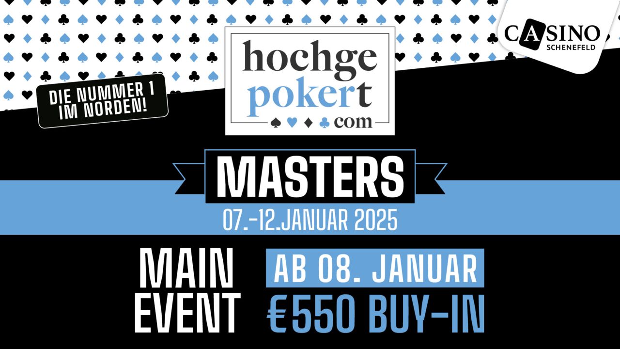 1 Hochgepokert Masters 2025 PLO 07. Januar 2025 Casino Schenefeld